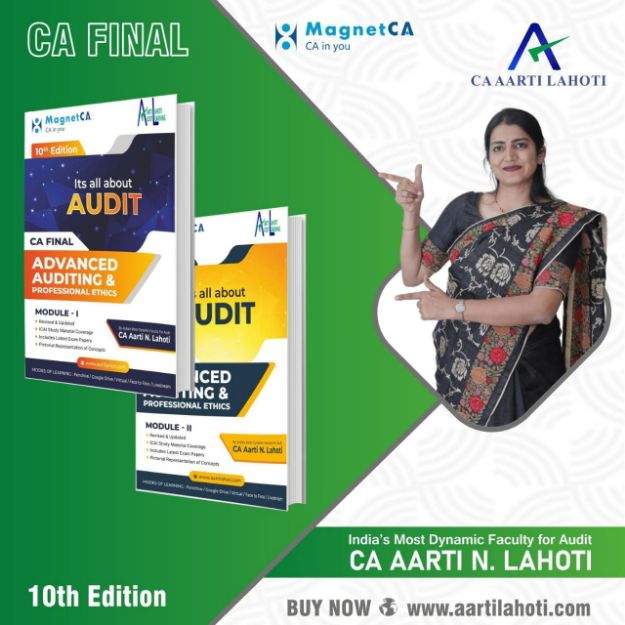 Picture of Book CA Final Audit - Module I & II - 10th Edition (Color Printed Book) By CA Aarti N Lahoti