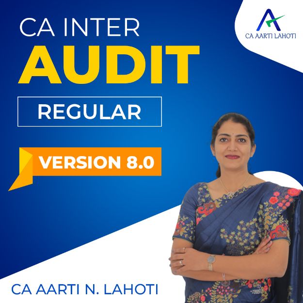 Picture of CA Inter Audit-Regular - Version -8.0 - CA Aarti N Lahoti