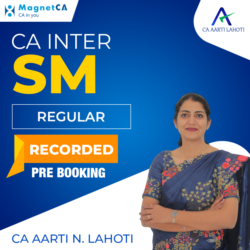 AartiLahoti CA Inter Strategic Management SM Regular Batch By CA