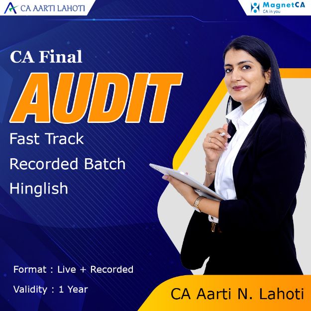 Picture of CA FINAL AUDIT  HINGLISH  FULL SYLLABUS FAST TRACK Recorded BATCH